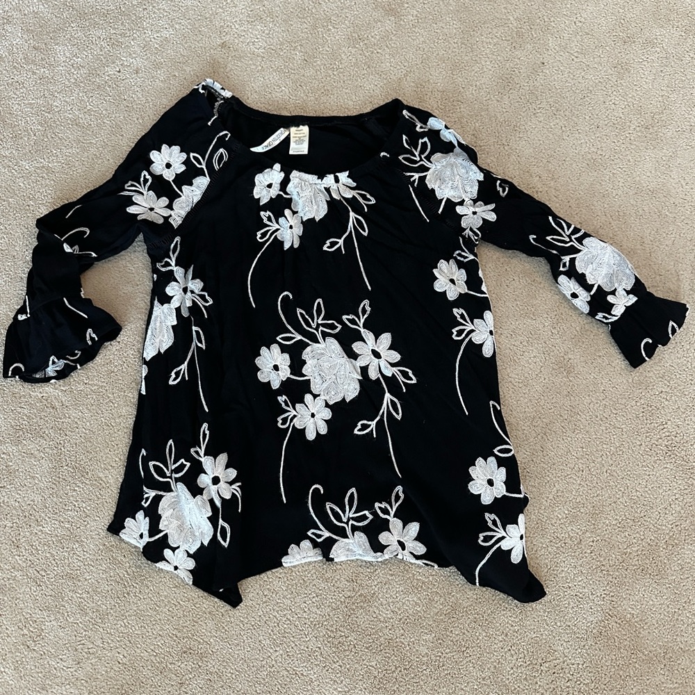 Forgotten Grace fancy tunic blouse
